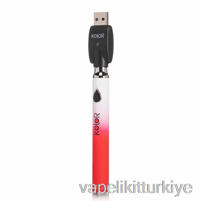 Vape Elektronik Sigara Yaprağı Buddi Kolor Büküm Ince 650 Mah Pil Kırmızı